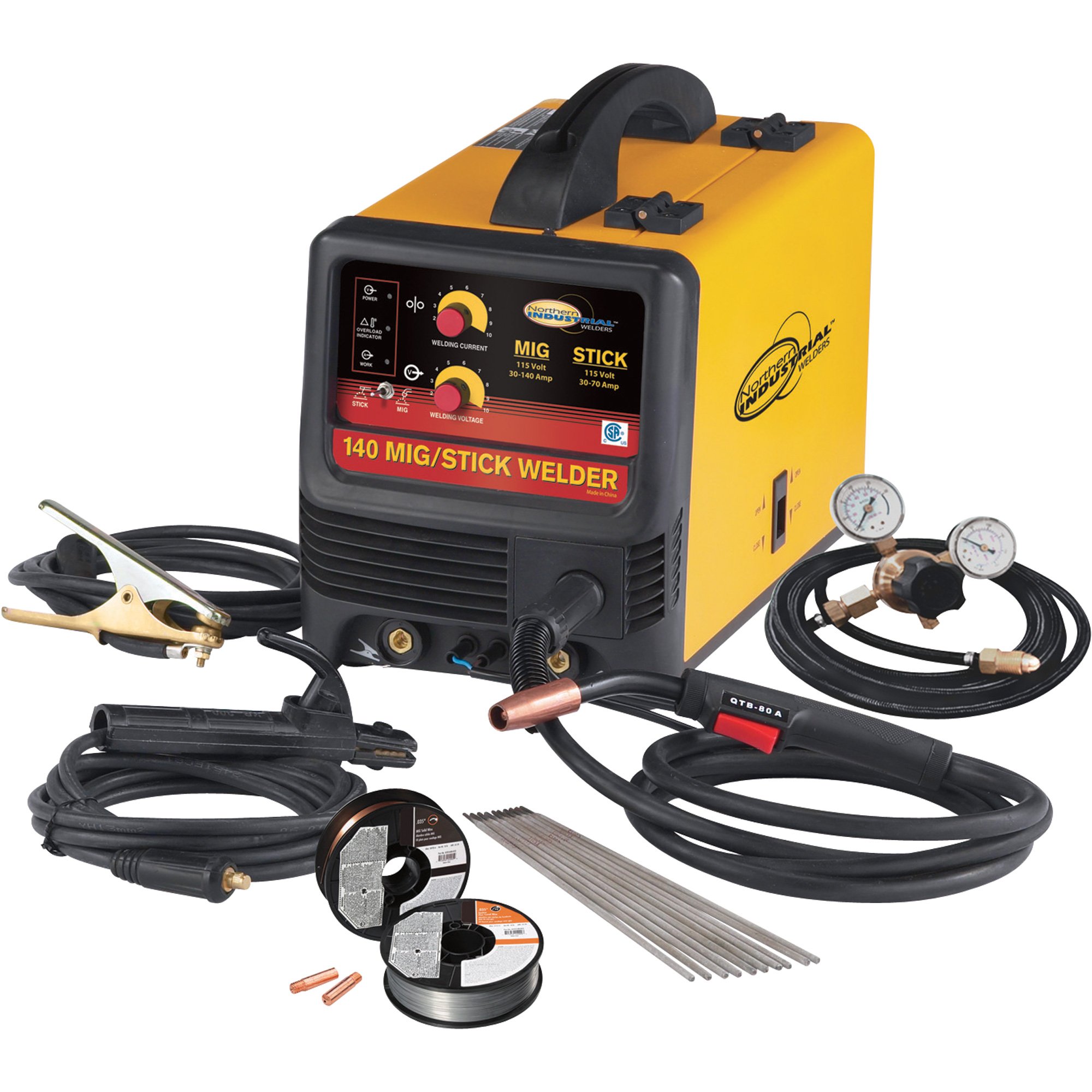 Northern Industrial MIG/Stick 140 115 Volt Welder, Model# Handy MIG.Stick 140
